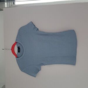 NWOT RD Style blue ribbed t-shirt.
